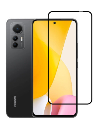 POWERTECH tempered glass 5D TGC-0586, full glue, Xiaomi 12 Lite, μαύρο