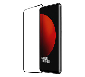 POWERTECH tempered glass 3D TGC-0587, full glue, Xiaomi 12S Ultra, μαύρο