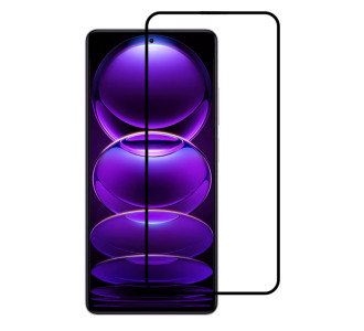 POWERTECH tempered glass 5D, Xiaomi Redmi Note 12 Pro/5G/Pro plus, μαύρο