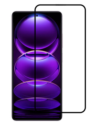 POWERTECH tempered glass 5D, Xiaomi Redmi Note 12 Pro/5G/Pro plus, μαύρο POWERTECH tempered glass 5D, Xiaomi Redmi Note 12 Pro/5G/Pro plus, μαύρο