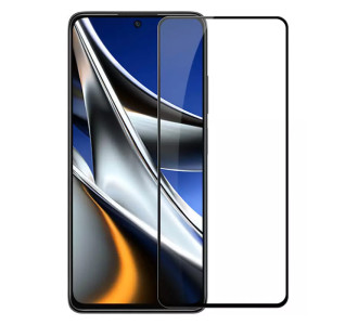 POWERTECH tempered glass 5D TGC-0607, Xiaomi Poco X4 Pro 5G, full glue POWERTECH tempered glass 5D TGC-0607, Xiaomi Poco X4 Pro 5G, full glue
