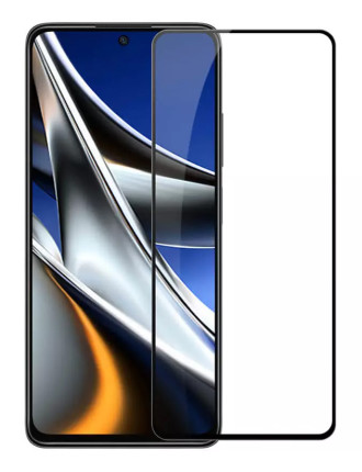 POWERTECH tempered glass 5D TGC-0607, Xiaomi Poco X4 Pro 5G, full glue POWERTECH tempered glass 5D TGC-0607, Xiaomi Poco X4 Pro 5G, full glue