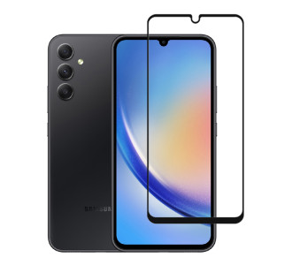 POWERTECH tempered glass 5D TGC-0638, Samsung A34 5G, full glue, μαύρο POWERTECH tempered glass 5D TGC-0638, Samsung A34 5G, full glue, μαύρο