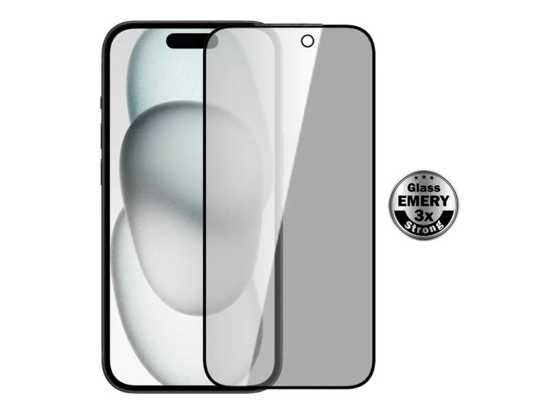 POWERTECH tempered glass Emery Private 5D TGC-0800 για iPhone 17 Pro Max, full glue
