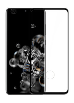 POWERTECH Tempered Glass 5D, Full Glue, Samsung Galaxy S20 Ultra, μαύρο