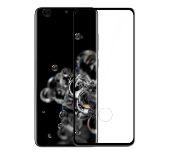 POWERTECH Tempered Glass 5D, Full Glue, Samsung Galaxy S20 Ultra, μαύρο