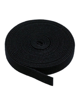 POWERTECH ταινία τύπου velcro TIES-002, πολλαπλών χρήσεων, 13mm, 3m, μαύρη