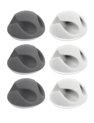 POWERTECH Οργανωτής καλωδίων σιλικόνης TIES-010, 2 καλωδίων, 6τμχ POWERTECH Οργανωτής καλωδίων σιλικόνης TIES-010, 2 καλωδίων, 6τμχ