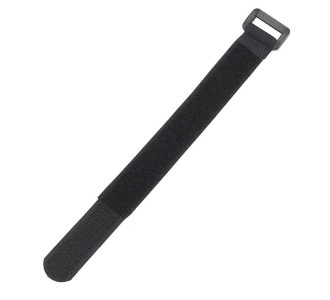 POWERTECH ιμάντας τύπου velcro TIES-027, 60x2cm, μαύρος, 10τμχ