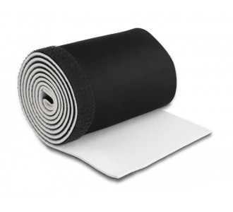 Ταινία νεοπρενίου τύπου Velcro TIES-037, 13.5cm, 1.5m, μαύρη/λευκή