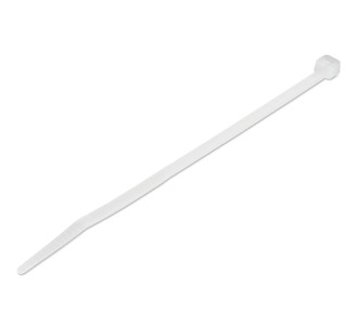 POWERTECH δεματικά καλωδίων TIES-049, 250x3.6mm, λευκά, 100τμχ