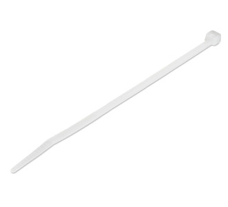 POWERTECH δεματικά καλωδίων TIES-057, 350x4.8mm, λευκά, 100τμχ