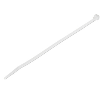 POWERTECH δεματικά καλωδίων TIES-059, 400x4.8mm, λευκά, 100τμχ