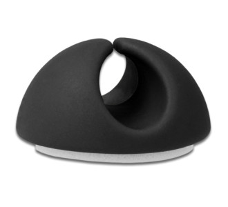 POWERTECH οργανωτές καλωδίων TIES-072, 1 θέση, Φ9mm, μαύρο, 10τμχ