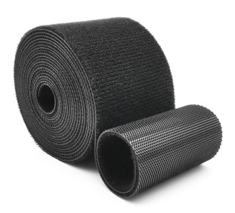 POWERTECH ταινία τύπου velcro TIES-080, 48mm, 5m, μαύρη
