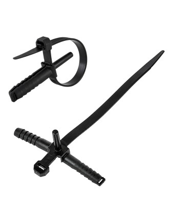POWERTECH δεματικά καλωδίων με ούπα TIES-084, 7x150mm, μαύρα, 100τμχ POWERTECH δεματικά καλωδίων με ούπα TIES-084, 7x150mm, μαύρα, 100τμχ