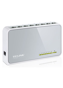 TP-LINK Desktop Switch TL-SF1008D, 8-port 10/100Mbps, Ver. 8.2