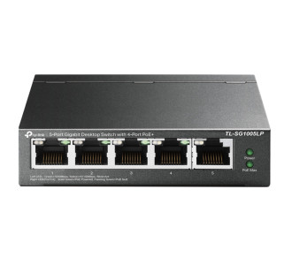 TP-LINK desktop switch TL-SG1005LP, 5-Port Gigabit, 4x PoE+, Ver. 2.0