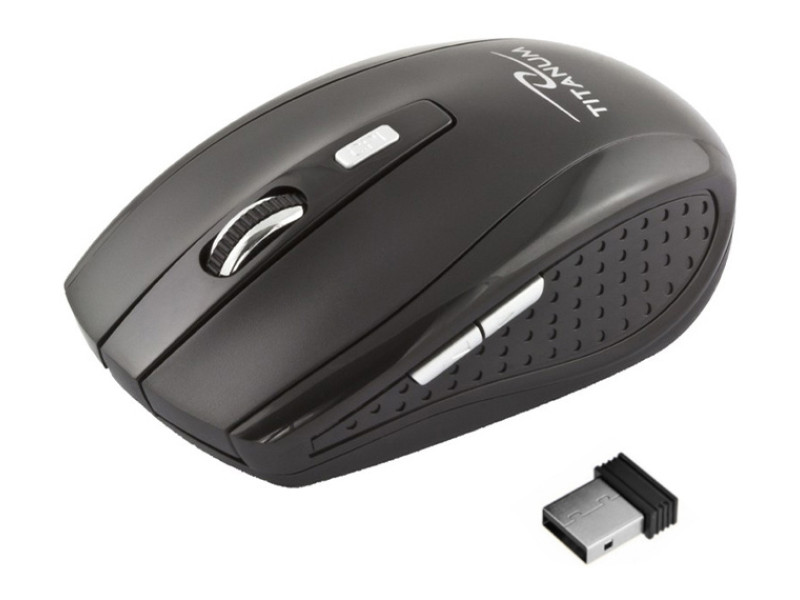 TITANUM ασύρματο ποντίκι Snapper TM105K, οπτικό, 1600DPI, μαύρο