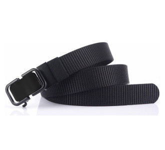 Ζώνη στρατιωτικού τύπου TMV-0045, ρυθμιζόμενη, 3.4 x 120cm, μαύρη