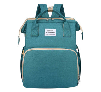 2 in 1 τσάντα πλάτης και παιδικό κρεβατάκι TMV-0050, αδιάβροχη, πράσινη 2 in 1 τσάντα πλάτης και παιδικό κρεβατάκι TMV-0050, αδιάβροχη, πράσινη