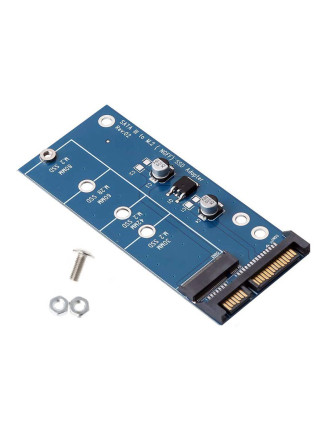 POWERTECH Converter SATA 22pin σε M.2 SSD TOOL-0019, 2230/2242/2260/2280