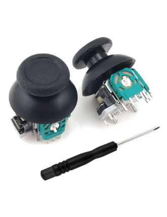 3D Analog joystick TOOL-0038 για χειριστήριο PS4, μαύρο, 2τμχ 3D Analog joystick TOOL-0038 για χειριστήριο PS4, μαύρο, 2τμχ