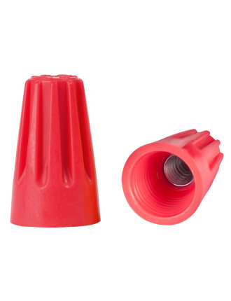 Σύνδεσμος καλωδίου twist-on P1 TOOL-0085, Φ8.6mmx15.2mm, κόκκινος, 25τμχ