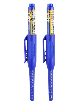 Ανεξίτηλος μαρκαδόρος σημαδέματος TOOL-0099 με μακριά μύτη, 45mm, μπλε, 2τμχ