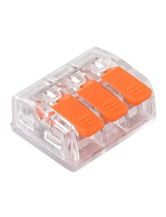 POWERTECH κλέμα σύνδεσης καλωδίων TOOL-0101, 3pin, 10τμχ POWERTECH κλέμα σύνδεσης καλωδίων TOOL-0101, 3pin, 10τμχ