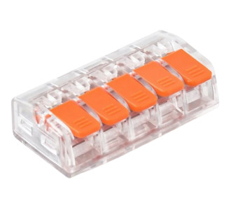 POWERTECH κλέμα σύνδεσης καλωδίων TOOL-0102, 5pin, 10τμχ POWERTECH κλέμα σύνδεσης καλωδίων TOOL-0102, 5pin, 10τμχ