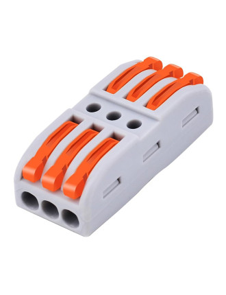 POWERTECH κλέμα σύνδεσης καλωδίων TOOL-0104, 3pin προς 3pin, 10τμχ