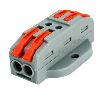 POWERTECH κλέμα σύνδεσης καλωδίων TOOL-0105, 2pin, 10τμχ POWERTECH κλέμα σύνδεσης καλωδίων TOOL-0105, 2pin, 10τμχ