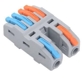 POWERTECH κλέμα σύνδεσης καλωδίων TOOL-0107, 4pin προς 2pin, 5τμχ POWERTECH κλέμα σύνδεσης καλωδίων TOOL-0107, 4pin προς 2pin, 5τμχ