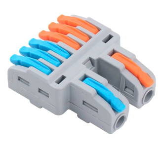 POWERTECH κλέμα σύνδεσης καλωδίων TOOL-0108, 6pin προς 2pin, 5τμχ POWERTECH κλέμα σύνδεσης καλωδίων TOOL-0108, 6pin προς 2pin, 5τμχ