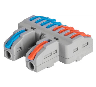 POWERTECH κλέμα σύνδεσης καλωδίων TOOL-0109, 8pin προς 2pin, 5τμχ POWERTECH κλέμα σύνδεσης καλωδίων TOOL-0109, 8pin προς 2pin, 5τμχ