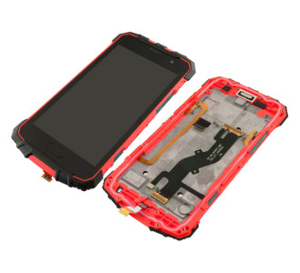 ULEFONE LCD & Touch Panel για smartphone Armor 2, με back cover, κόκκινο