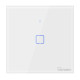 SONOFF smart διακόπτης ΤΧ-T2EU1C, αφής, Wi-Fi, μονός, λευκός