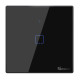SONOFF smart διακόπτης ΤΧ-T3EU1C, αφής, Wi-Fi, μονός, μαύρος