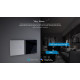 SONOFF smart διακόπτης ΤΧ-T3EU2C, αφής, Wi-Fi, διπλός, μαύρος