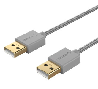 ORICO καλώδιο USB 2.0 U2-AA02, 480Mbps, 1m, γκρι