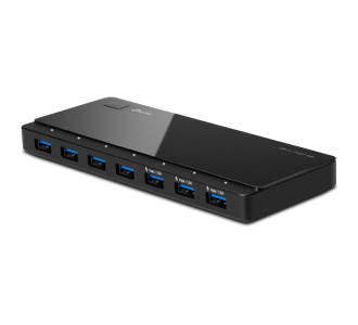 TP-LINK USB hub UH700, 7x θυρών, 5Gbps, 5V/1.5A, USB σύνδεση, μαύρο TP-LINK USB hub UH700, 7x θυρών, 5Gbps, 5V/1.5A, USB σύνδεση, μαύρο