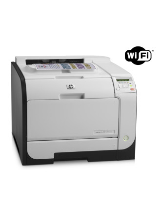 HP used Printer LaserJet M451nw, WiFi, Laser, Color, low toner