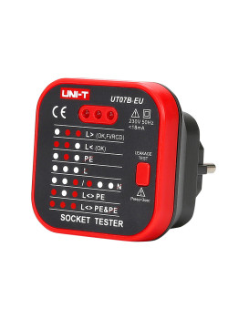 UNI-T tester πρίζας UT07B-EU, 230V, 50Hz