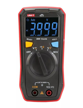 UNI-T ψηφιακό πολύμετρο τσέπης UT123T, NCV, DC/AC