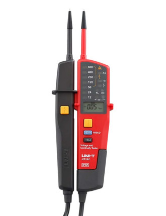 UNI-T μετρητής τάσης AC/DC UT18C, 12V έως 690V, IP65 UNI-T μετρητής τάσης AC/DC UT18C, 12V έως 690V, IP65