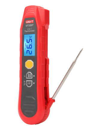 UNI-T ψηφιακό θερμόμετρο 2 in 1 UT320T, -40~300 °C, IP54
