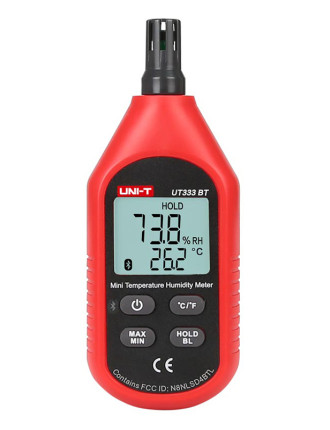 UNI-T ψηφιακό θερμόμετρο & υγρασιόμετρο UT333BT, Bluetooth UNI-T ψηφιακό θερμόμετρο & υγρασιόμετρο UT333BT, Bluetooth