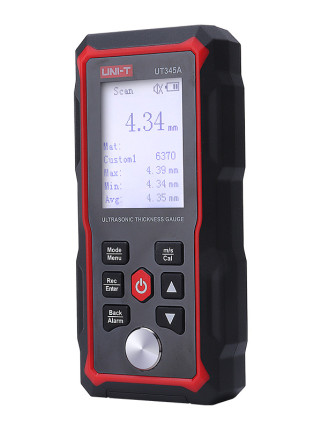 UNI-T ψηφιακός μετρητής πάχους υπερήχων UT345A, 2000mAh, mm/in