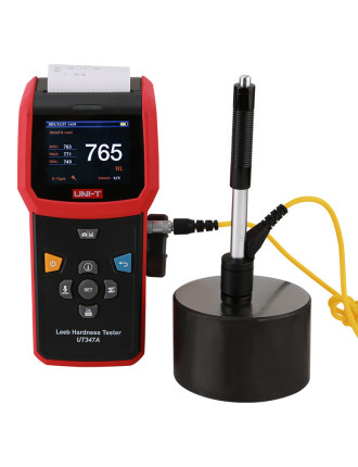 UNI-T ψηφιακός ελεγκτής σκληρότητας Leeb UT347A, με θερμική εκτύπωση